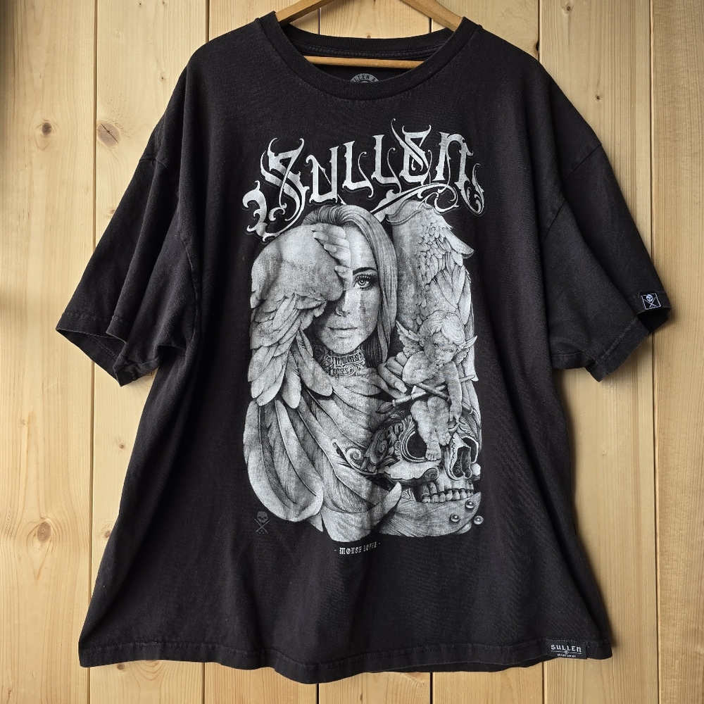 Sullen Mouse Lopez Short Sleeve Black T Shirt Mens 3XL